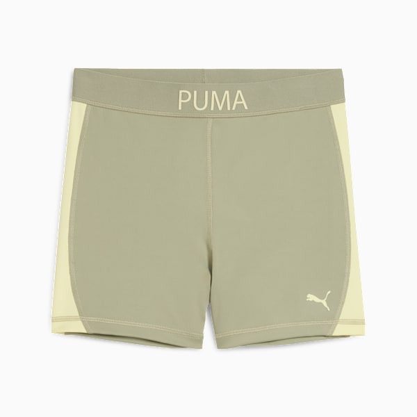 PUMA STRONG High-Waisted 4" Short Tights Women, Lux Army, extralarge-GBR